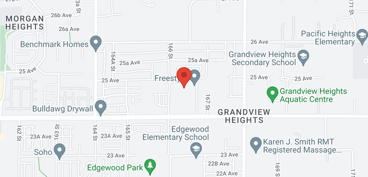 map of 64 16678 25 AVENUE